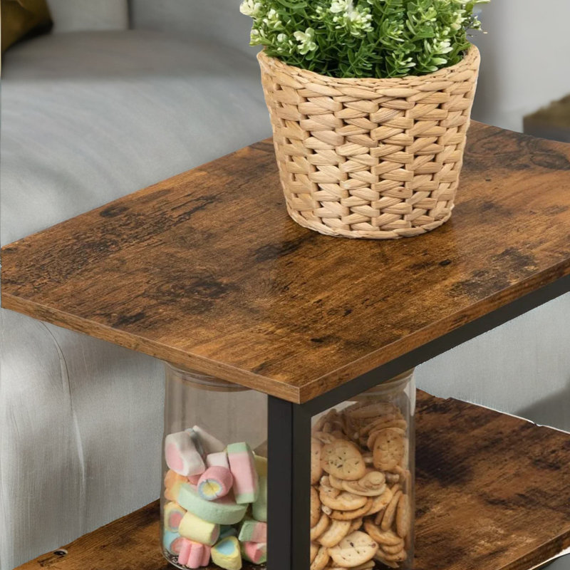 Barmedan Side Table With Drawers, Side Table Living Room, Narrow Bedside Table, Slim Bedside Table