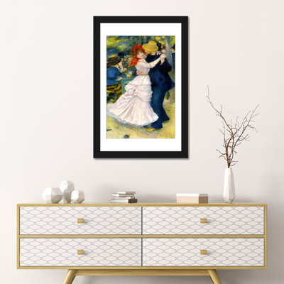« Dance at Bougival » par Pierre-Auguste Renoir, reproduction d'art sur toile