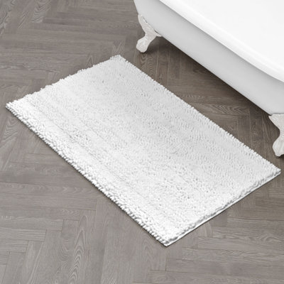 Laura Ashley Astor Chenille Non-Slip Bath Mat