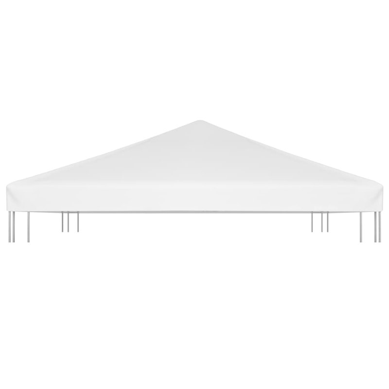 Peppino Dakota Fields Fabric Replacement Canopy for Gazebo, White