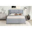 Lit plateforme double avec lit gigogne et lit gigogne double
