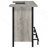 Grey Driftwood Freestanding Bar Unit