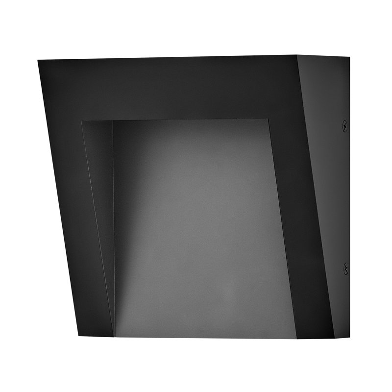 Hinkley Taper Integrated LED Outdoor Wall Mount, Textured Black
