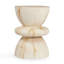 Leva Outdoor Stone Concrete Round End Table