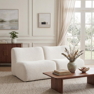 Fauteuil modulaire à compression courbé Arcelle