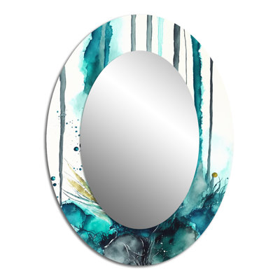 Miroir mural tropical tropical turquoise - Joyfulness V