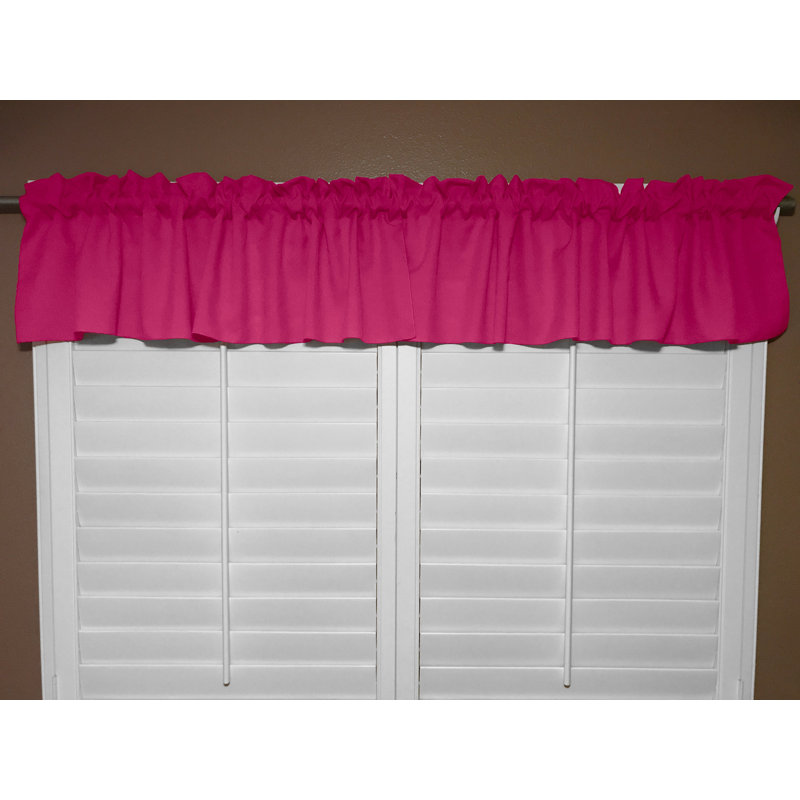 Cantonnière sur mesure l 58 po Pastorella, L 58 po x L 24 po, Fuchsia