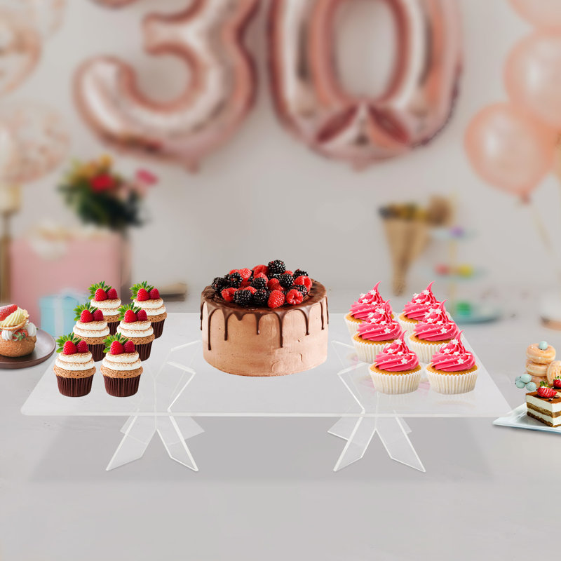 Clear Acrylic Dessert Display Stand