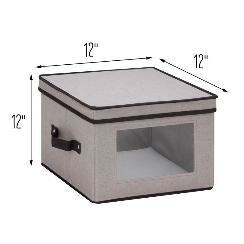 Boîte de rangement en tissu