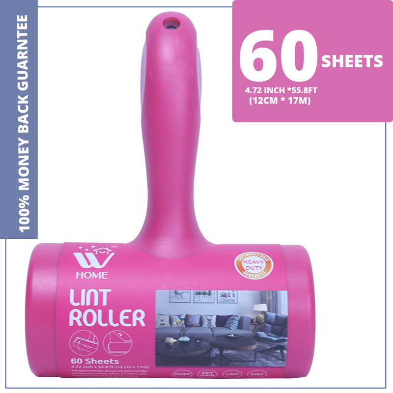 Rouleau anti-peluches pour les poils d'animaux WBM Care Home, 120 feuilles