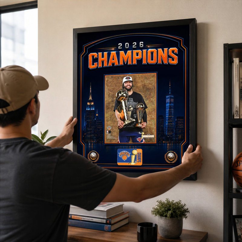 Cadre photo 18 x 22 po Jalen Brunson New York Knicks