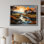 «Countryside River Bend Patchwork I», reproduction d'art sur toile