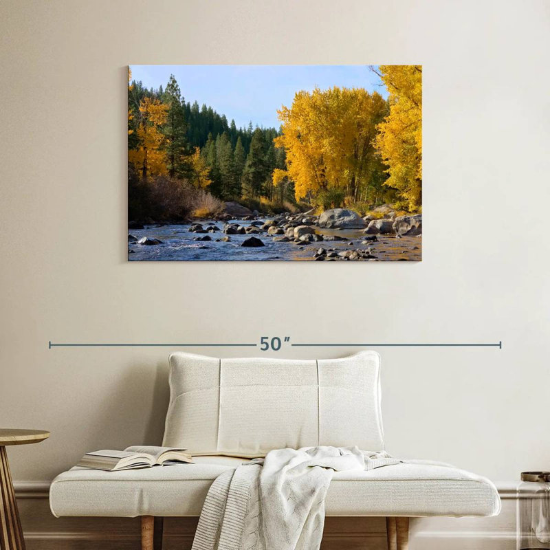 Cottonwoods de Harnek Truckee River, H 26 po x l 39 po