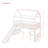 House Loft Bed With Slide, Twin Size-1828980566
