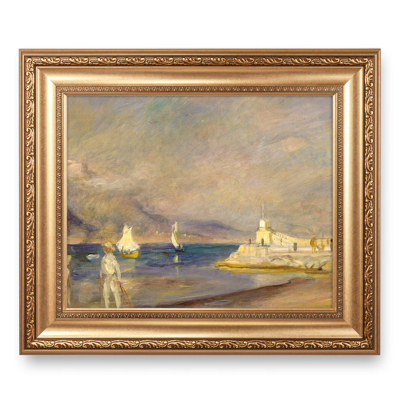 Saint-Tropez par Pierre-Auguste Renoir, H 22 po x l 26 po