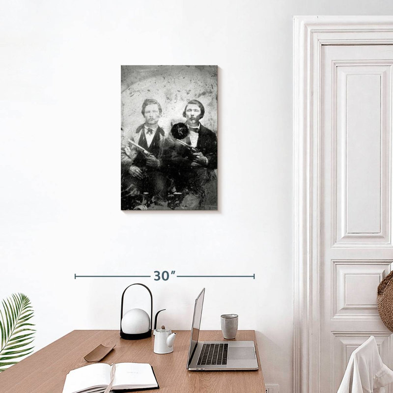 Jesse et Frank James 1866-76, H 24 po x l 16 po