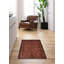 Tapis brun Teimani 3 pi 11 po x 6 pi 5 po