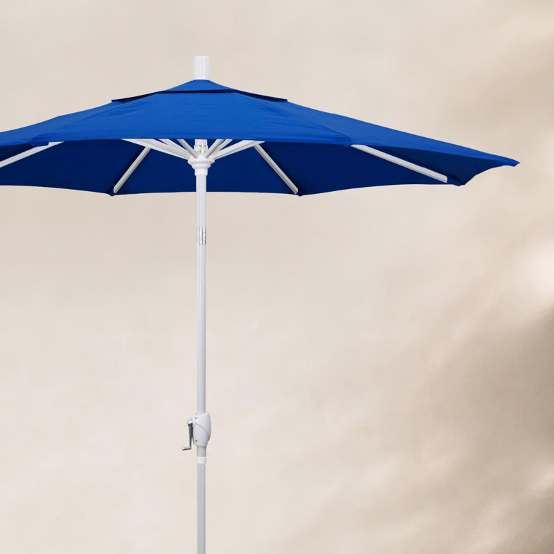 Parasol de marché 7,5' Wallach, Tissu performance bleu royal