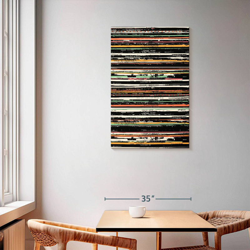 Abarca Recordsss, 57" H x 36" W