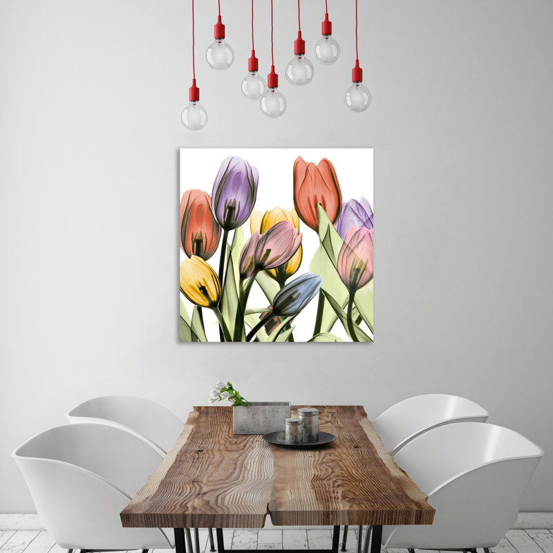 Tulipscape 2 - Wrapped Canvas Print, 30cm H x 30cm W