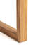 Table de salle à manger en bois 69 po Natural Natural Finish pour un festin mémorable avec une finition idéale