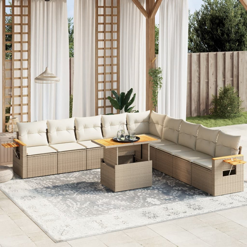 Ensemble de canapé de jardin Vidaxl