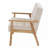 2-Seater Modern Sofa with Button Tufting, Solid Pine Wood Frame & Soft Fabric, Compact Loveseat for Living Room, Apartment, Dorm-1432645787