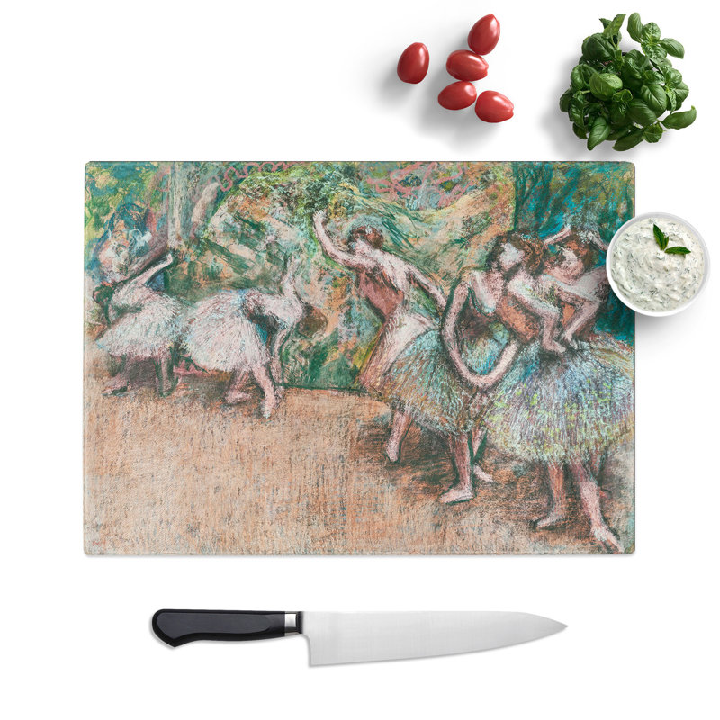 Ballet Scene by Edgar Degas Chopping Board, 0.4cm H x 29cm W x 39cm L