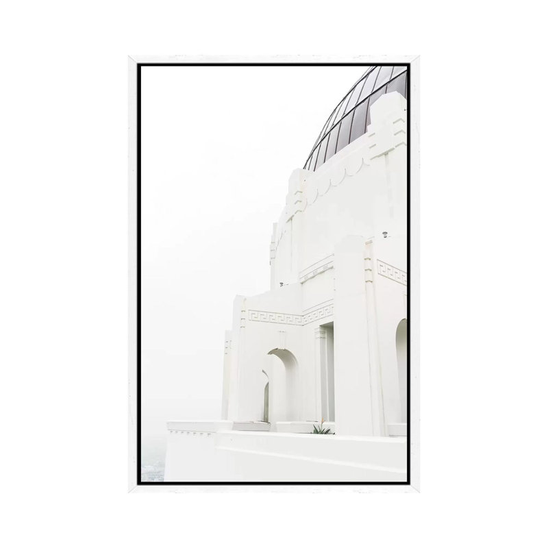 Griffith Observatory by Bethany Young - Print on Canvas, White Framed, 66.04cm H x 45.72cm W x 3.81cm D
