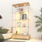 Modern Glass Display Cabinet With 2 Large Drawers-1760742071
