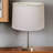 White No Slub Innsbruck Drum Lamp Shade