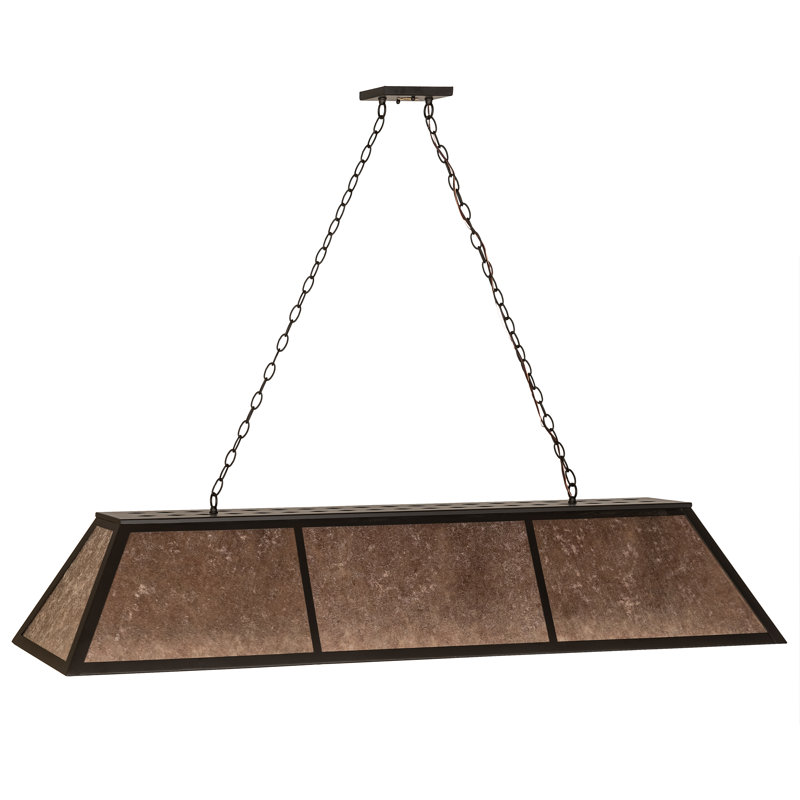 Rustic Lodge 6 - Light Pendant, 47" H x 70" W x 17" D, Oil Rubbed Bronze