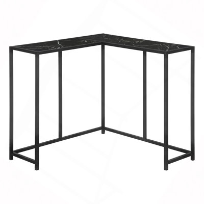 Accent Table, Console, Entryway, Narrow, Corner, Living Room, Bedroom, Metal, Contemporary