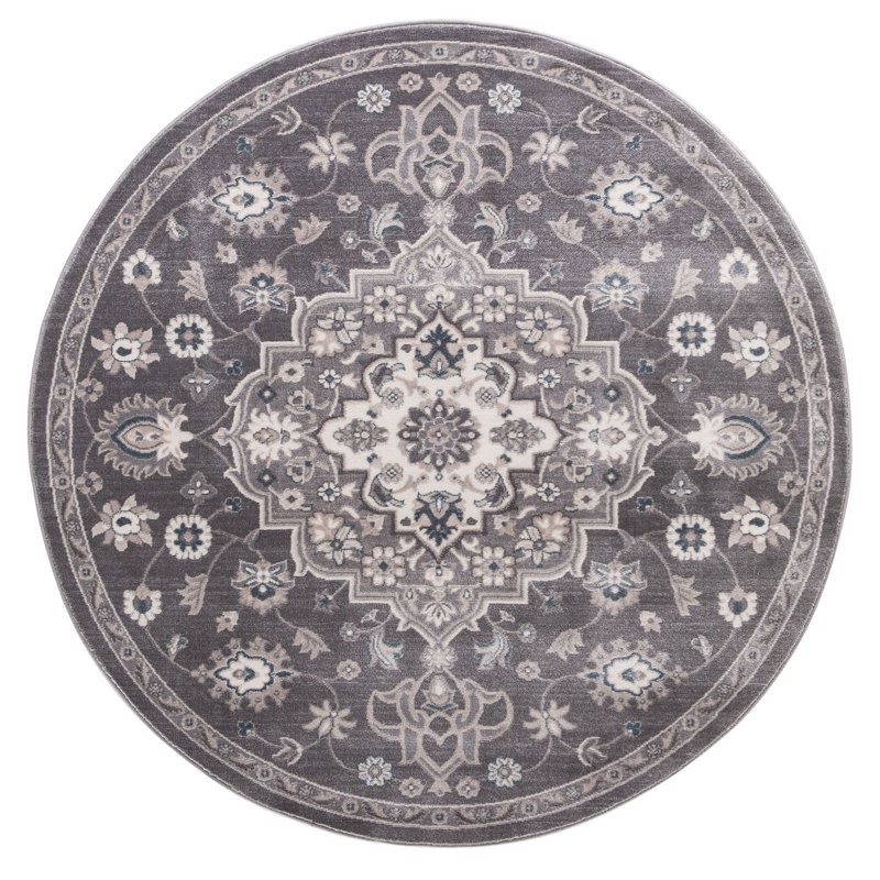 Moroccan Indoor Rug, Round 5'