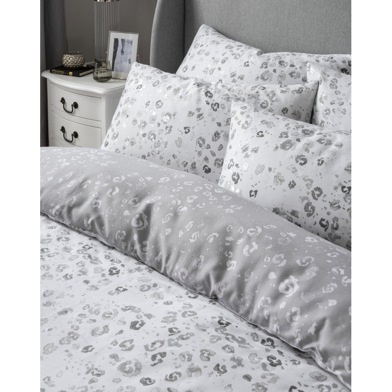 Delilah Cotton Floral Duvet Cover Set with Pillowcases Included, Single Duvet Cover + 1 Pillowcase