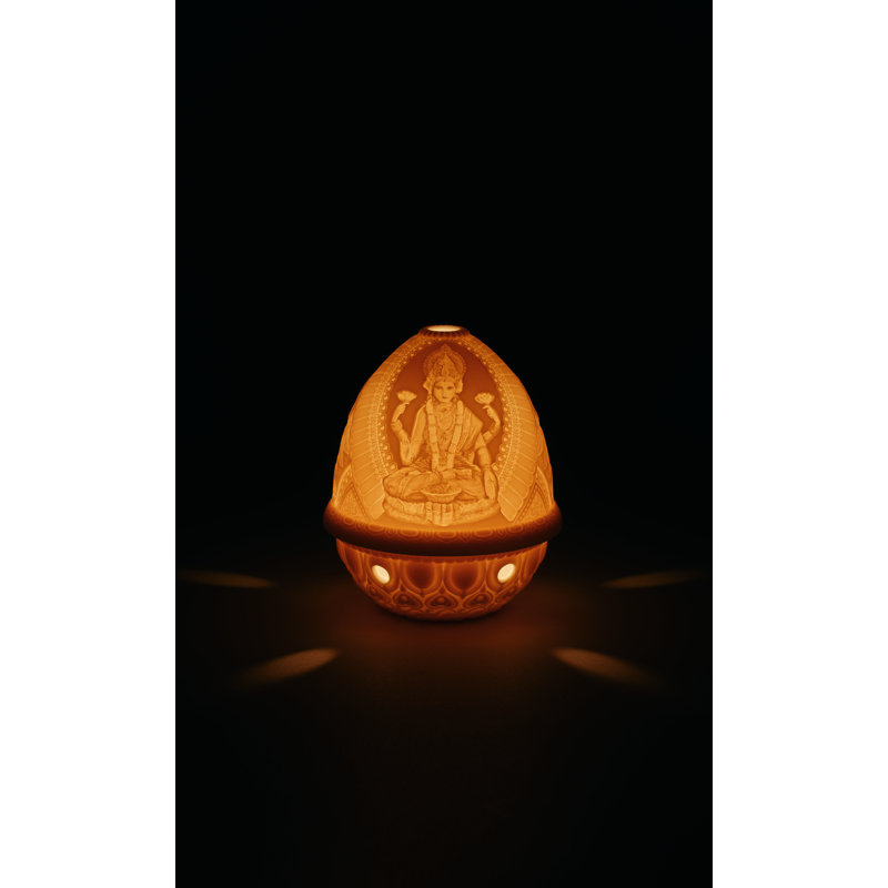 Lithophane Goddess Lakshmi 5" Table Lamp