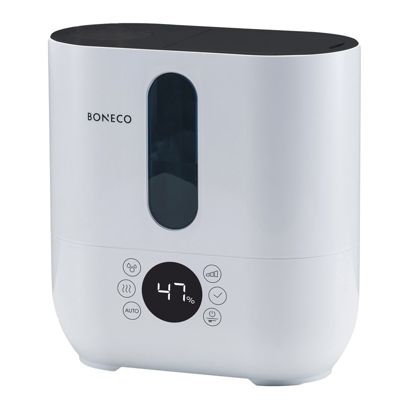 BONECO 1.32 Gallons Dual Mist Ultrasonic Tabletop Humidifier with Adjustable Humidistat for 650 Cubic Feet