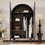 Armoire arquée avec tablettes et tringle à vêtements-105858156