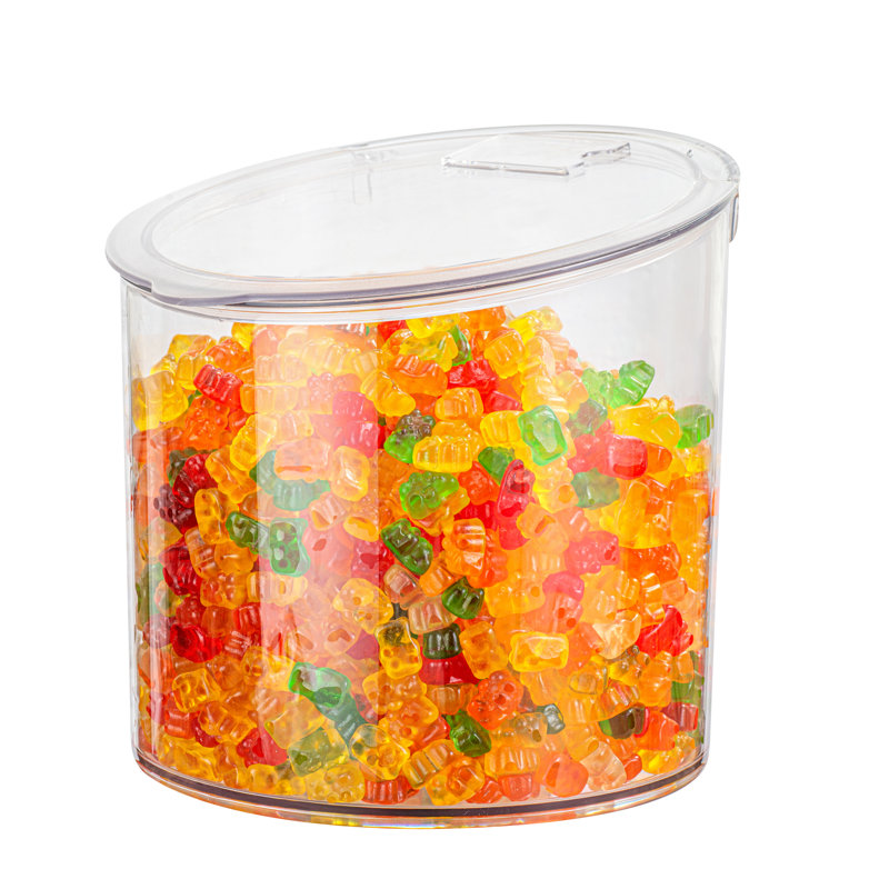  Contenant de rangement en plastique transparent incassable, 2.64