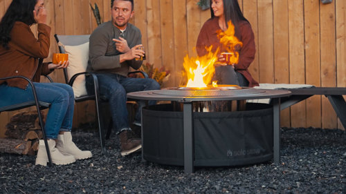 Solo Stove 360 Degree Fire Pit Surround For Yukon And Canyon Wood Burning  Fire Pits - FPSURROUND-LG