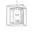Kitzi Dimmable Lantern Square / Rectangle Chandelier