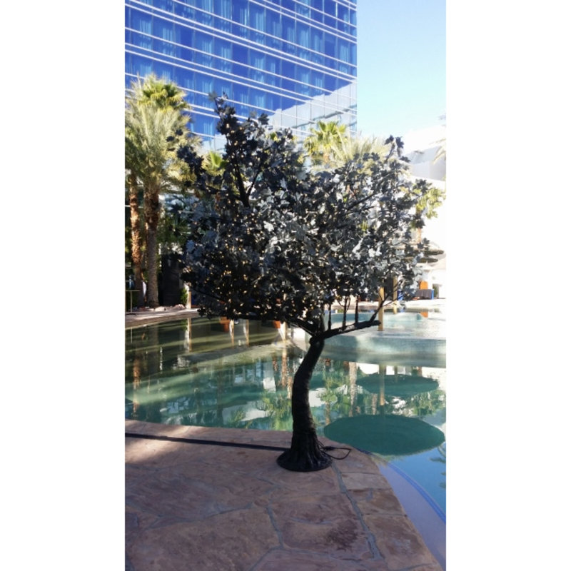 120'' LED Lighted Trees & Branches, Gray
