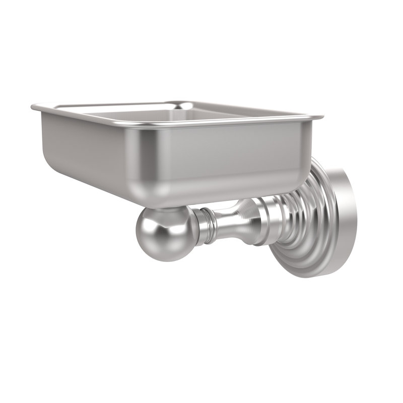 Beresford Soap Dish, Satin Chrome