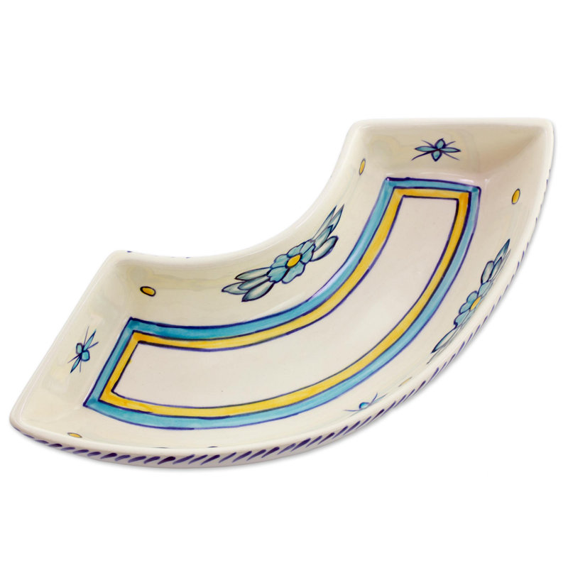 Wildon Home® Deodar Ceramic Divided Serving Dish