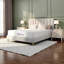 Matelas en mousse à mémoire de forme de 12 pouces NapQueen avec infusion de charbon, fermeté moyenne, blanc - idéal pour ceux qui dorment sur le ventre-110288827-109296505