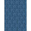 Tapis bleu tissé à la machine-1783069361