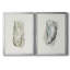 Oysters On The Bay I - ensemble de 2 reproductions d'art sur toile encadrées-329097862-329097861