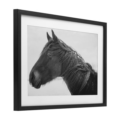 «Draisma Winter Herd Portrait», reproduction encadrée sous verre, conception par Amy Carroll