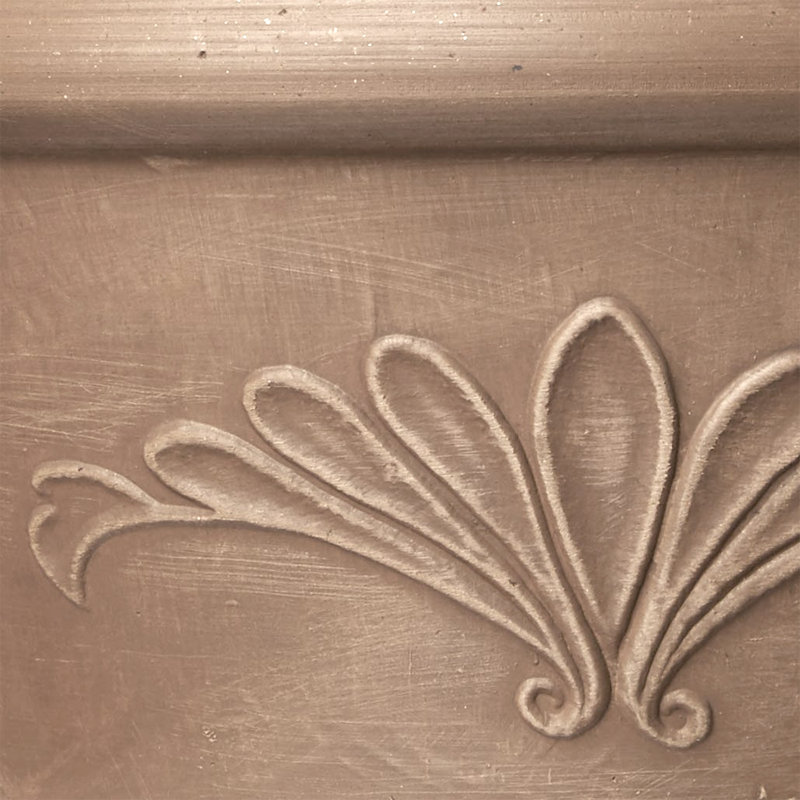 Myler Planter, 3" H x 8" W x 8" D, Taupe