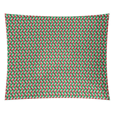 Tapisserie à motif diamants fêtes en polyester